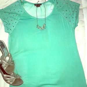 Beautiful, soft light green blouse